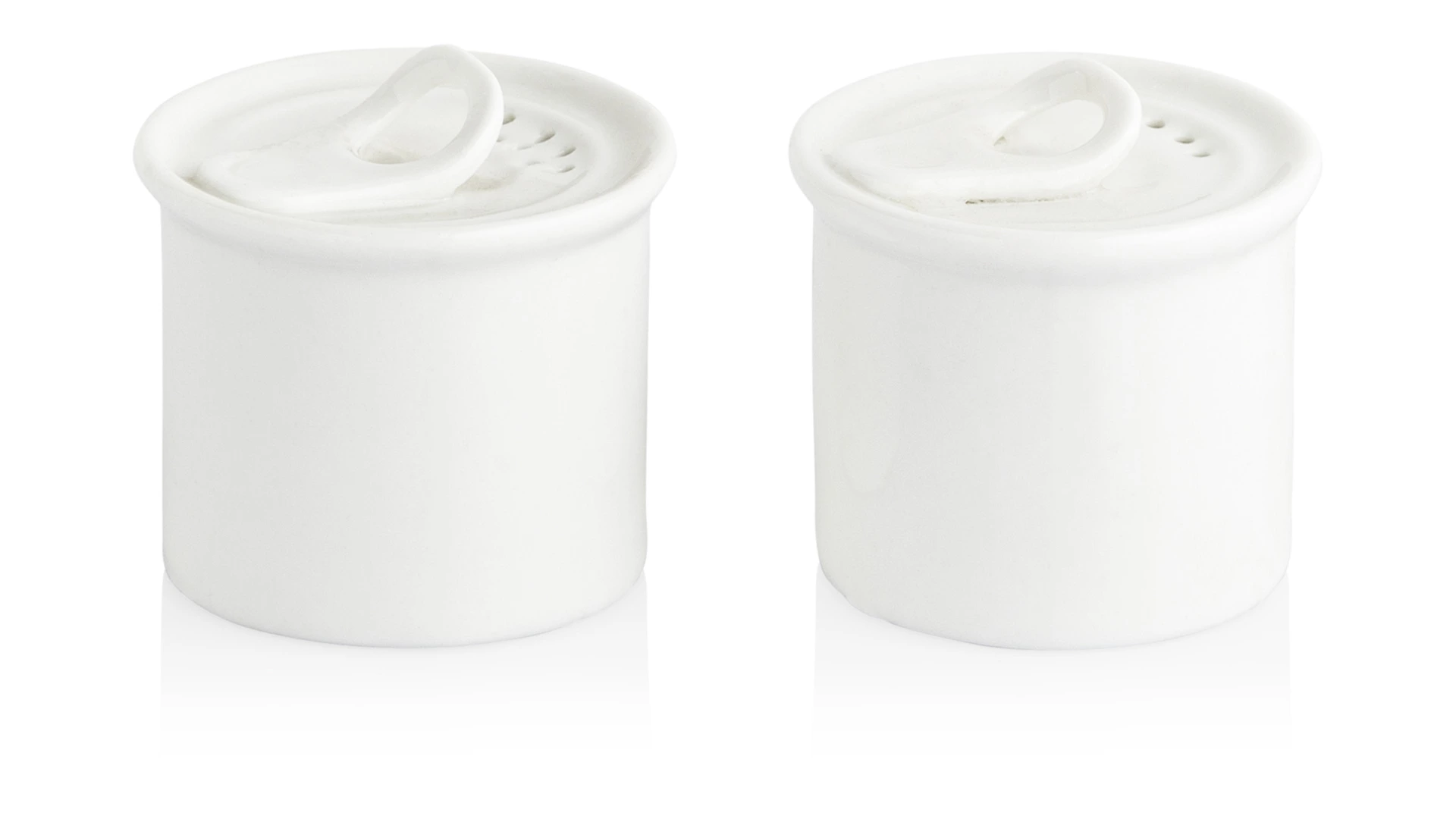 Набор солонка и перечница Seletti Эстетика 5 см, фарфор