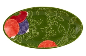 Блюдо Bordallo Pinheiro Новогодние шары 33,5 см, керамика