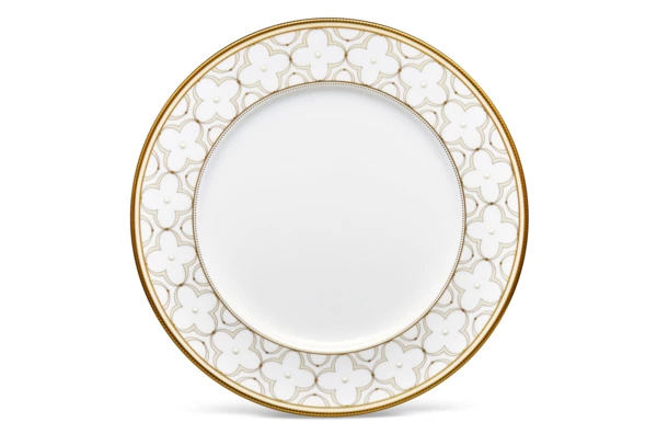 Сервиз столовый Noritake Трефолио, золотой кант на 6 персон, 21 предмет