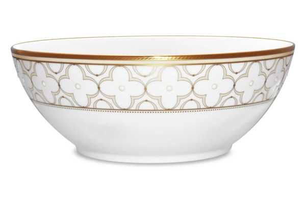 Сервиз столовый Noritake Трефолио, золотой кант на 6 персон, 21 предмет