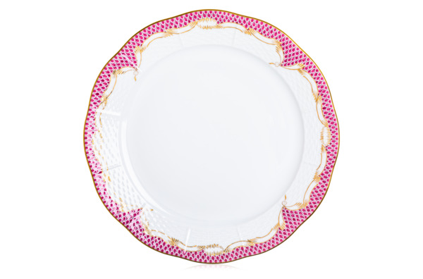 Набор тарелок Herend Аппони, розовый на 1 персону 2 предмета, фарфор