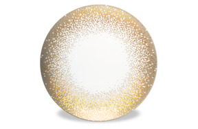 Тарелка закусочная Haviland Дыхание золота Золотистый декор 23 см, фарфор