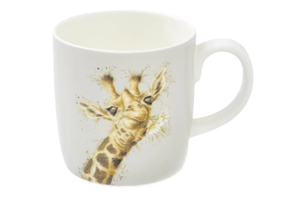 Кружка Royal Worcester Забавная фауна Жираф 400 мл, фарфор костяной