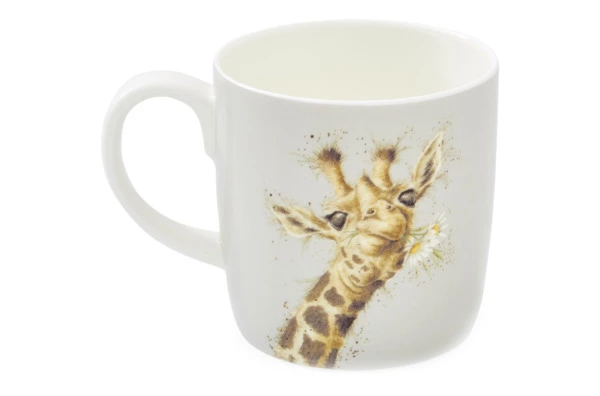 Кружка Royal Worcester Забавная фауна Жираф 400 мл, фарфор костяной