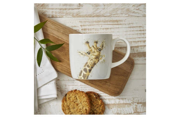 Кружка Royal Worcester Забавная фауна Жираф 400 мл, фарфор костяной