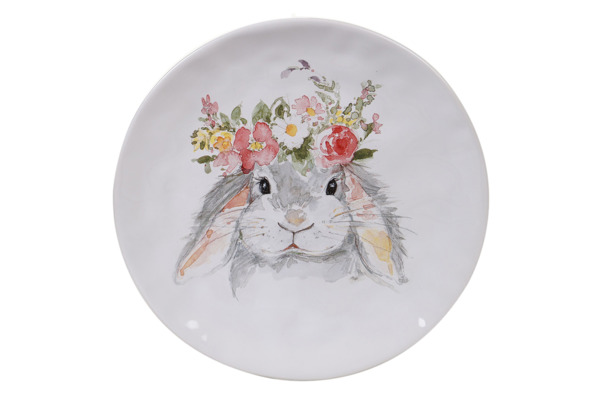 Тарелка закусочная Certified Int Милый кролик-1 21,5 см, керамика