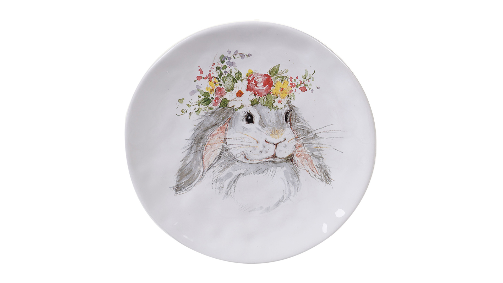 Тарелка закусочная Certified Int Милый кролик-2 21,5 см, керамика