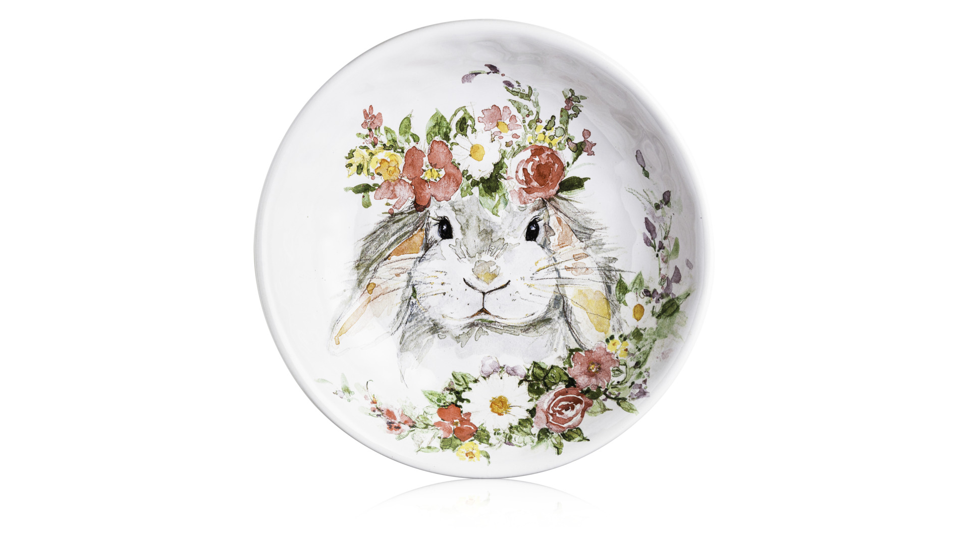 Тарелка суповая Certified Int Милый кролик 23 см, керамика