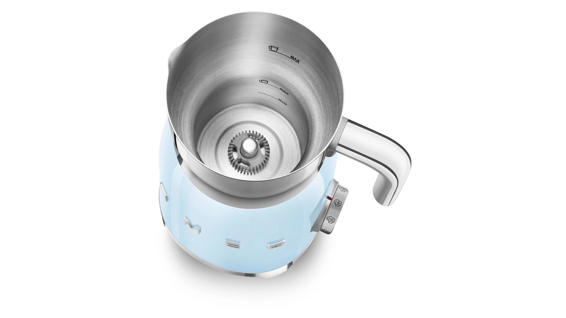 Вспениватель молока SMEG MFF01PBEU 500 Вт, до 250 мл пены, пастельно-голубой