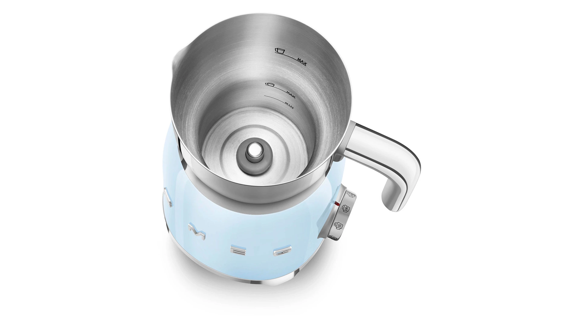 Вспениватель молока SMEG MFF01PBEU 500 Вт, до 250 мл пены, пастельно-голубой