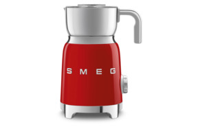 Вспениватель молока Smeg, красный, MFF01RDEU