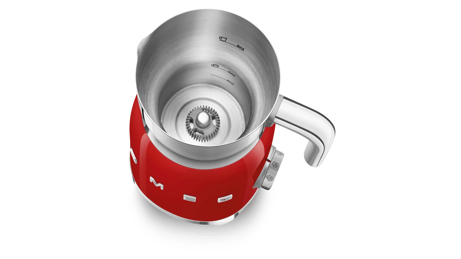 Вспениватель молока SMEG MFF01RDEU 500 Вт, до 250 мл пены, красный