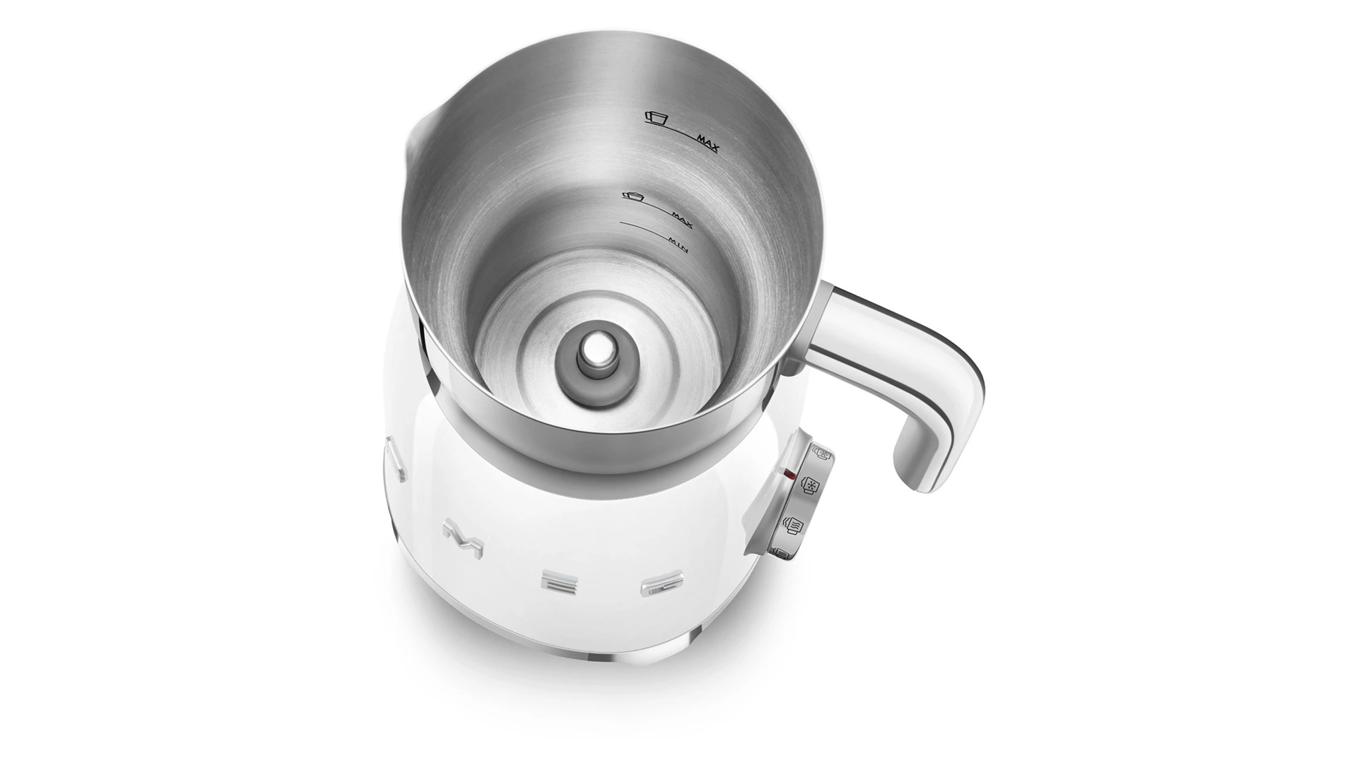 Вспениватель молока SMEG MFF01WHEU 500 Вт, до 250 мл пены, белый
