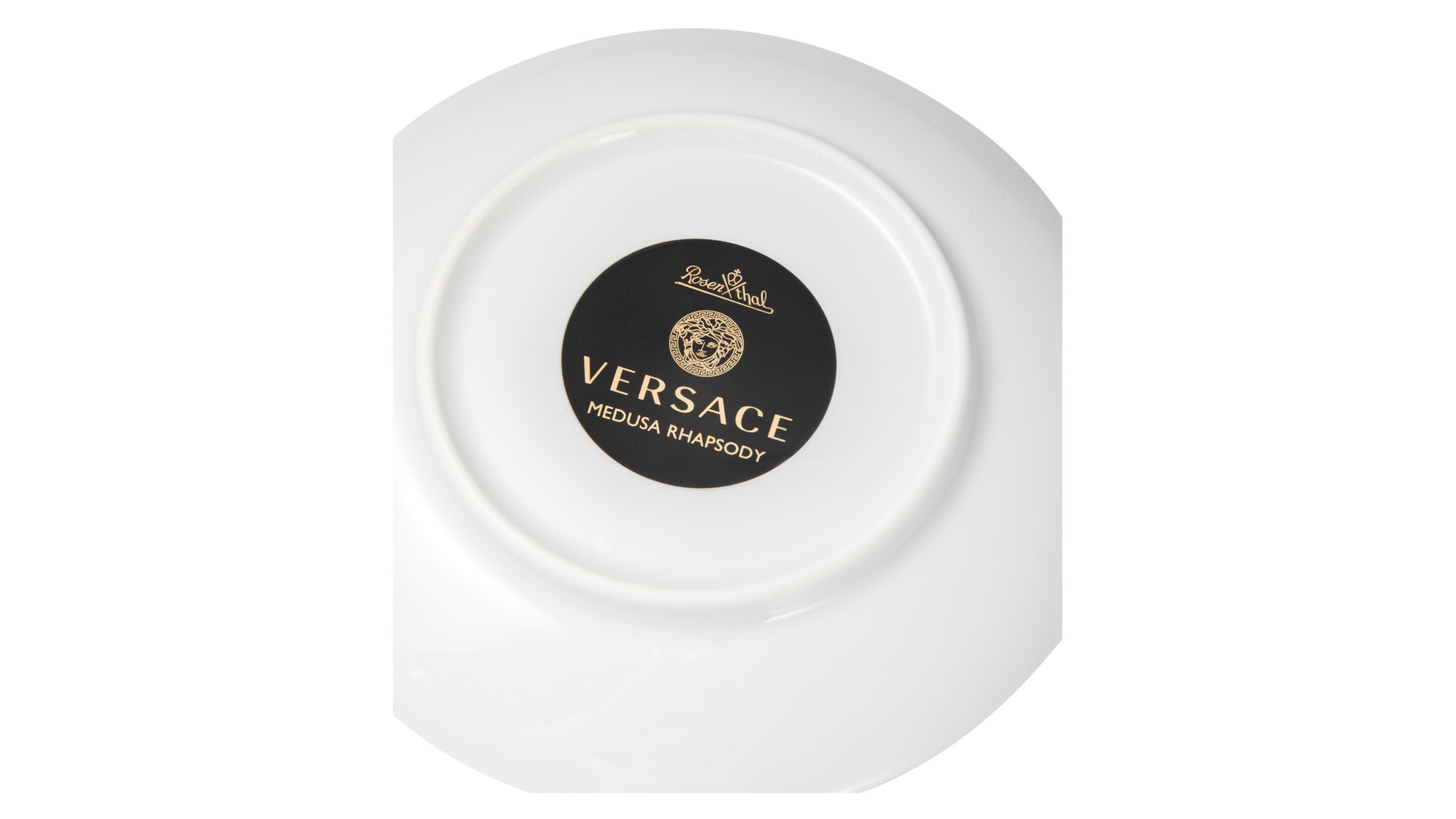 Чашка чайная с блюдцем Rosenthal Versace Медуза Рапсодия 200 мл, фарфор