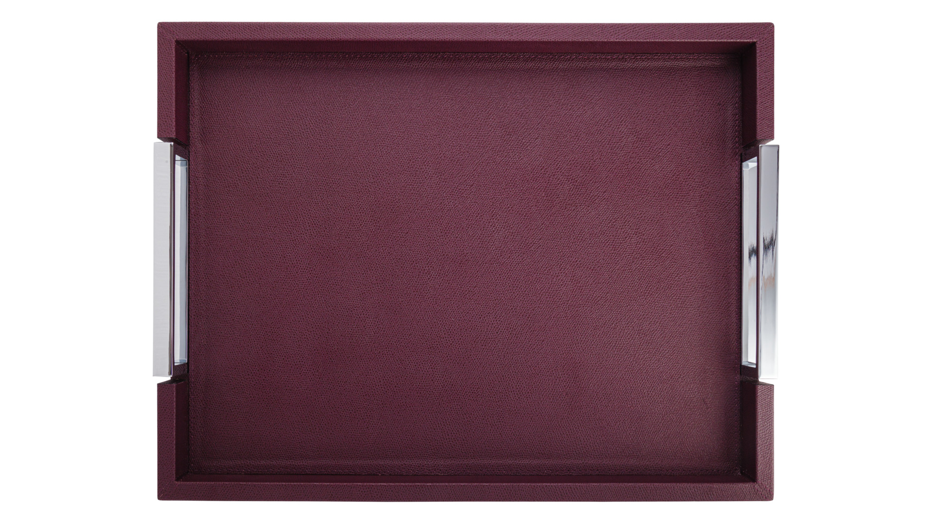 Поднос прямоугольный с ручками Giobagnara Виктор 44,5х34,5см, фиолетовый