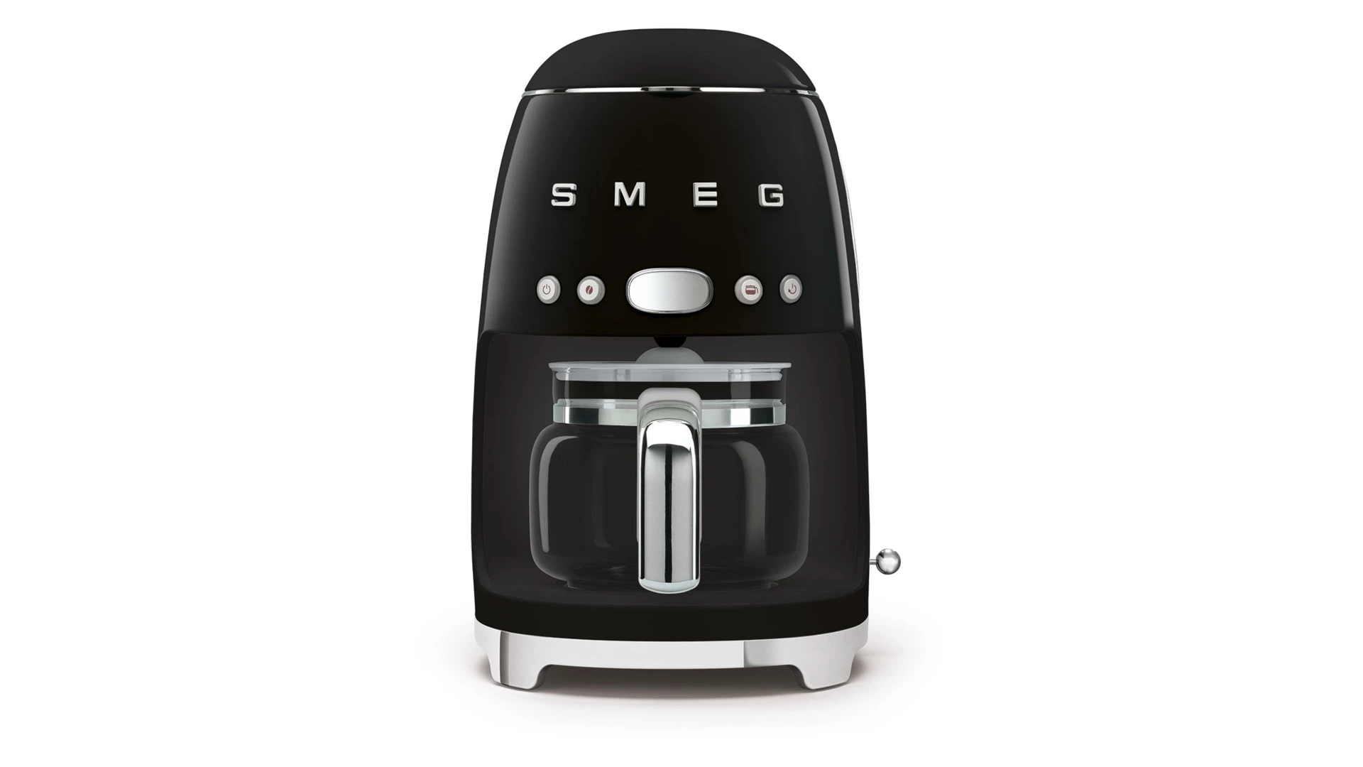 Капельная кофеварка SMEG DCF02BLEU 1050 Вт, кувшин 1,25 л, с подогревом, черный