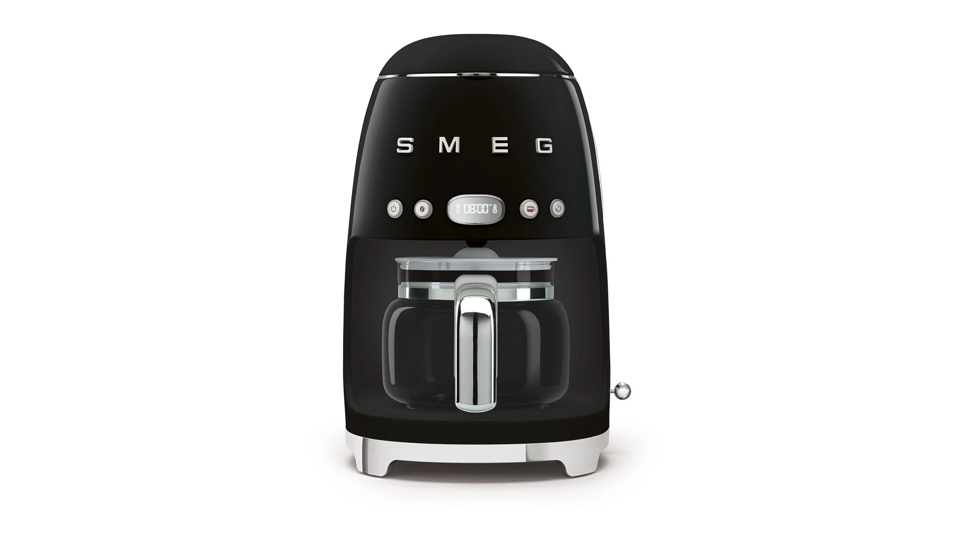 Капельная кофеварка SMEG DCF02BLEU 1050 Вт, кувшин 1,25 л, с подогревом, черный