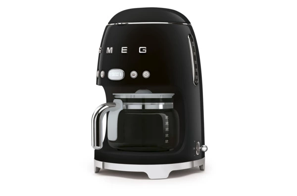 Капельная кофеварка SMEG DCF02BLEU 1050 Вт, кувшин 1,25 л, с подогревом, черный