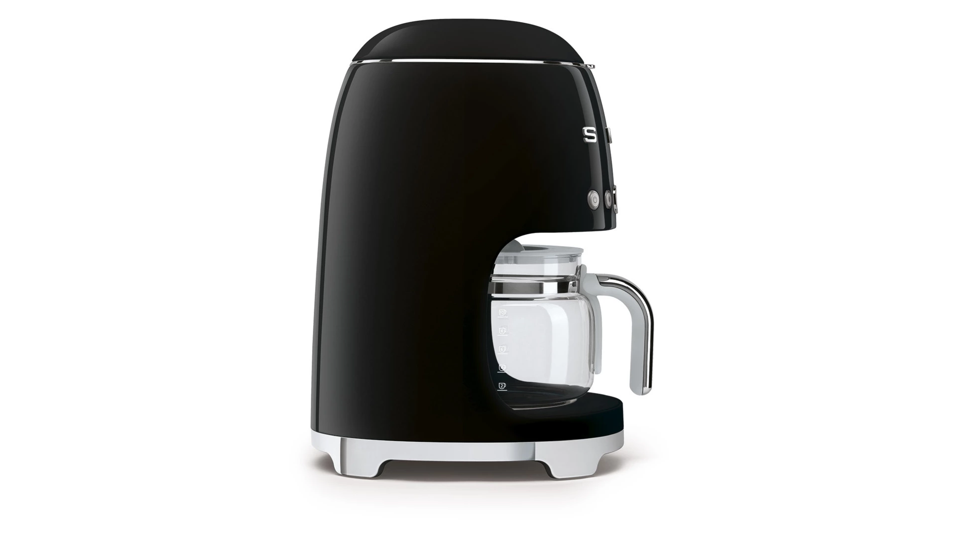 Капельная кофеварка SMEG DCF02BLEU 1050 Вт, кувшин 1,25 л, с подогревом, черный