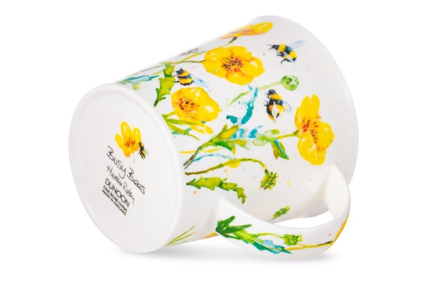 Кружка Dunoon Лютики и пчёлы Кернгорм 480 мл, фарфор костяной