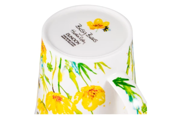 Кружка Dunoon Лютики и пчёлы Кернгорм 480 мл, фарфор костяной