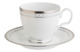 Чашка чайная с блюдцем Noritake Рочестер Платиновый кант 240 мл