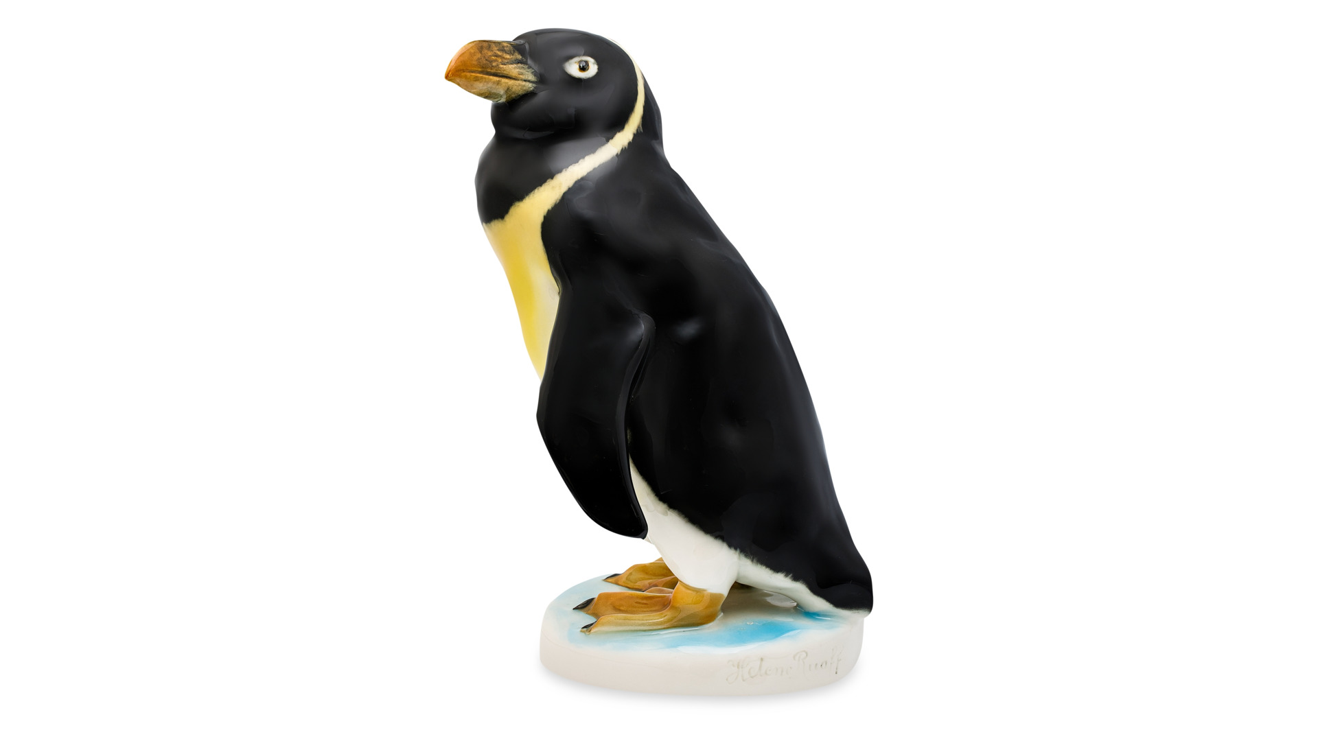 Скульптуpа Goebel Пингвин 21х16 см, фарфор твердый