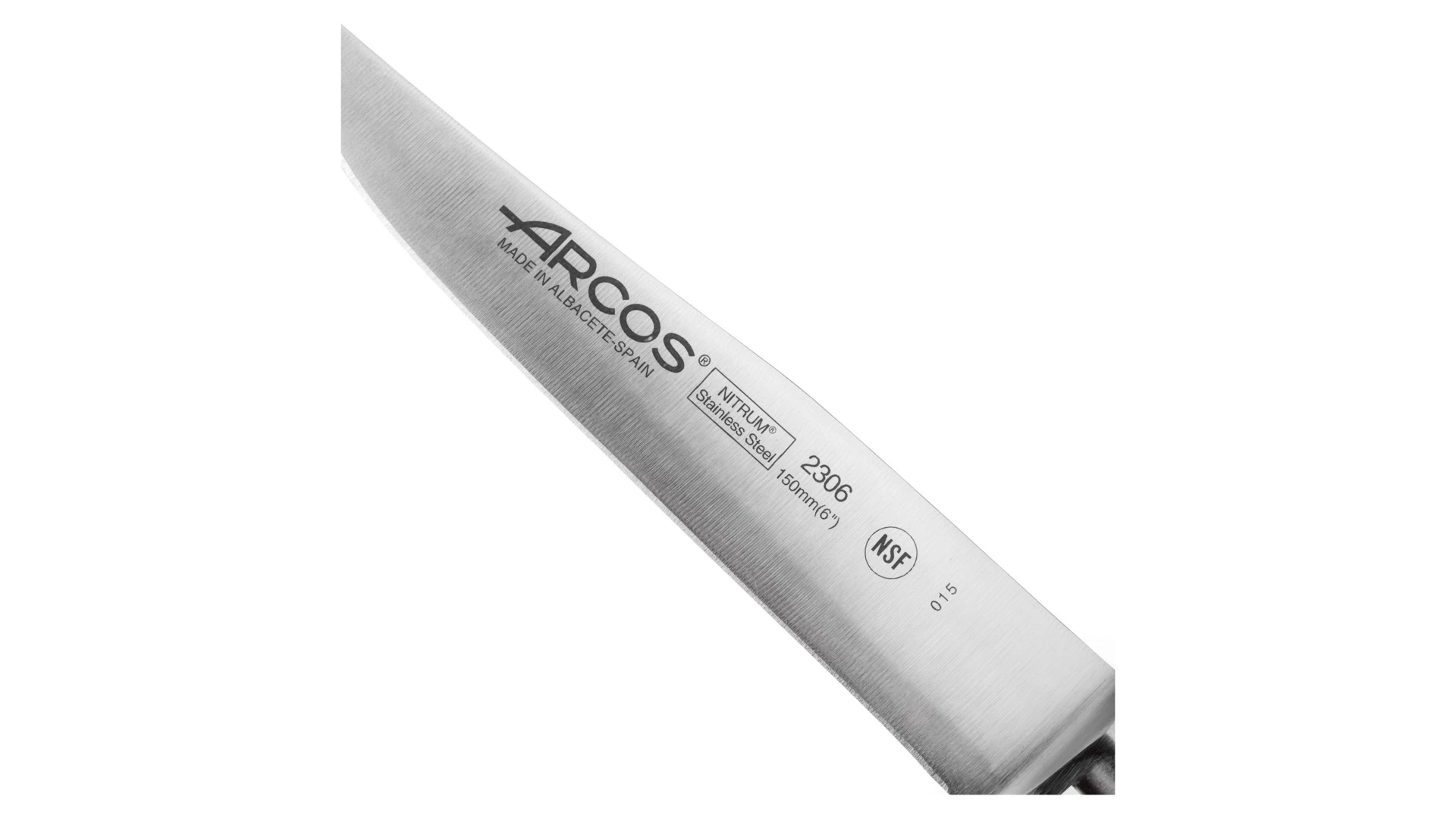 Нож кухонный универсальный Arcos Riviera Blanca 15см, кованая сталь, белый