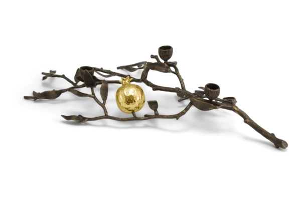 Подсвечник Michael Aram Гранат 56 см, латунь