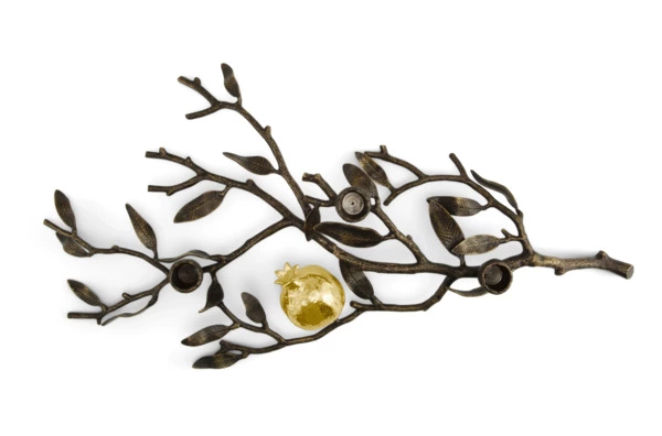 Подсвечник Michael Aram Гранат 56 см, латунь