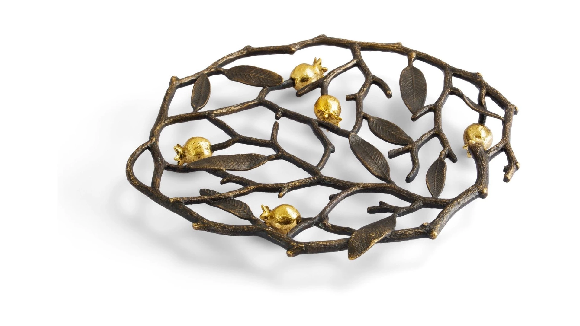 Подставка под горячее Michael Aram Гранат 23 см, латунь