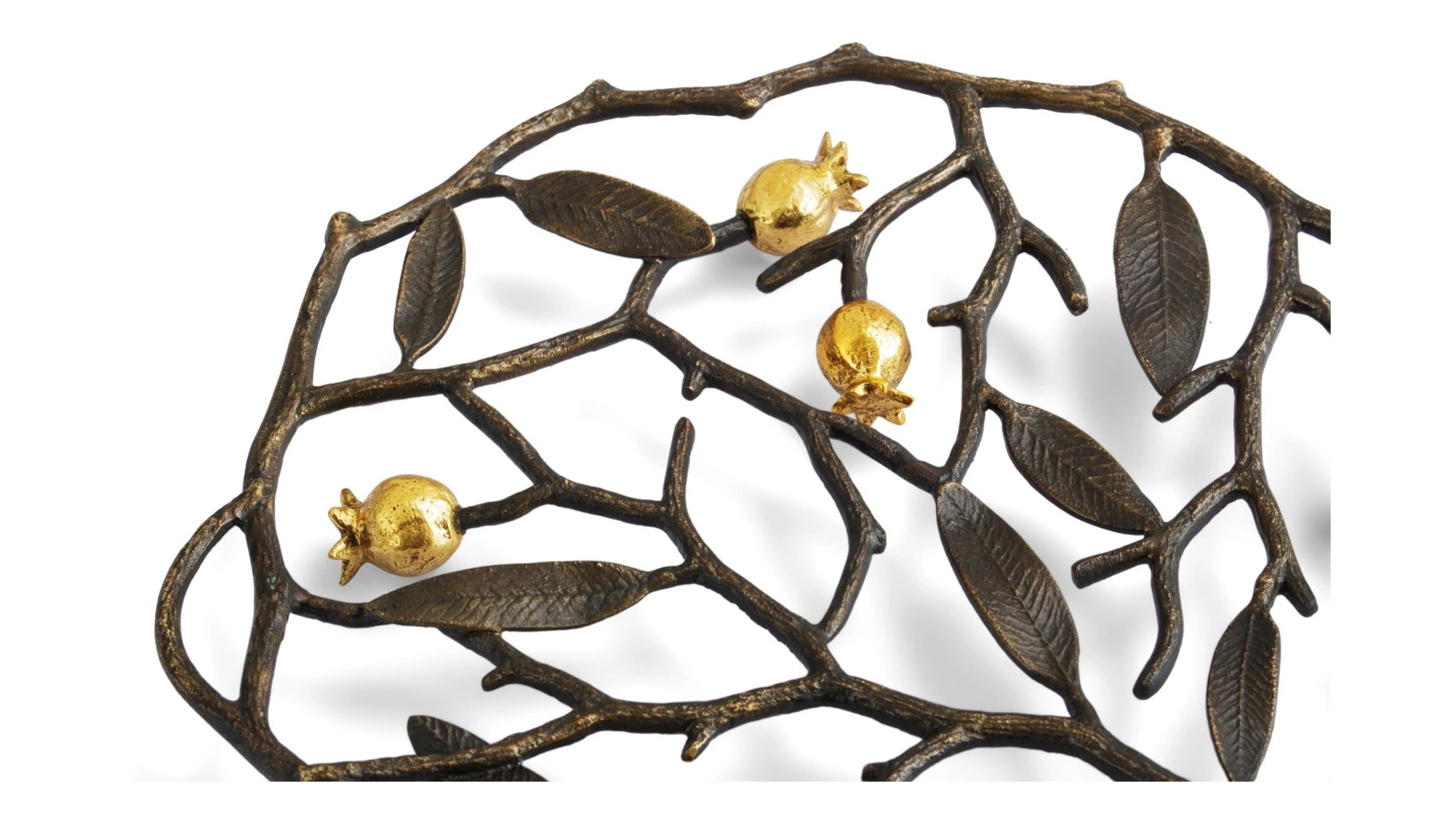 Подставка под горячее Michael Aram Гранат 23 см, латунь