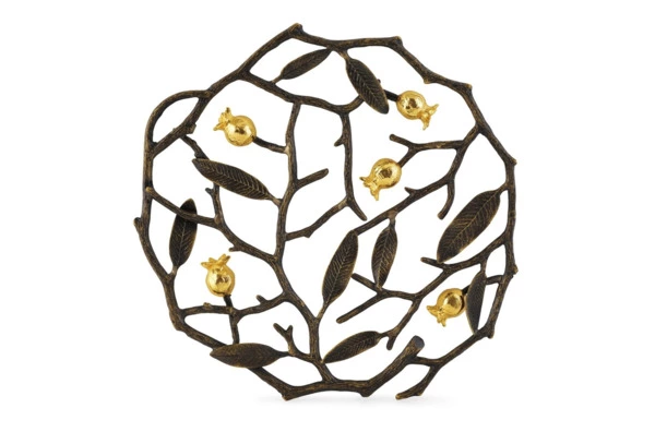 Подставка под горячее Michael Aram Гранат 23 см, латунь