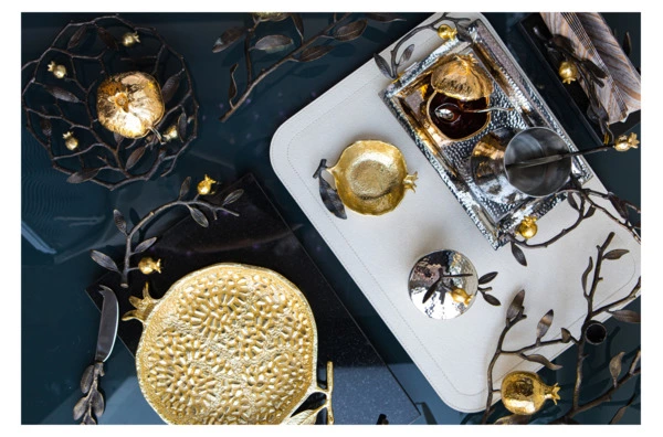 Подставка под горячее Michael Aram Гранат 23 см, латунь