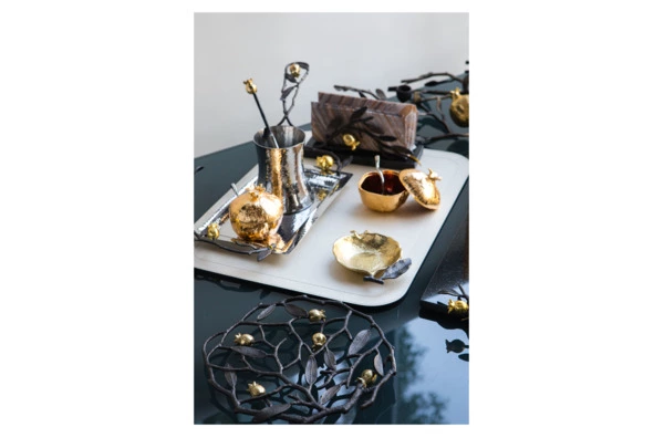 Подставка под горячее Michael Aram Гранат 23 см, латунь