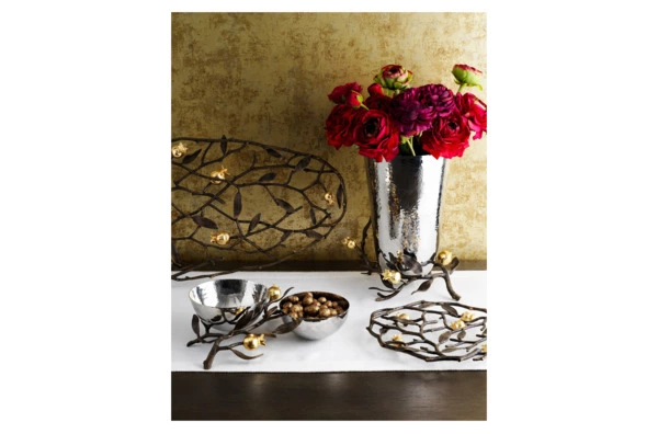 Подставка под горячее Michael Aram Гранат 23 см, латунь