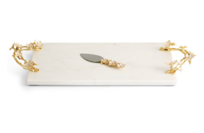 Доска для сыра с ножом Michael Aram Цветущая вишня 49 см, мрамор