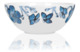 Салатник Дулевский фарфоровый завод Синие цветы 16 см, керамика