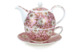 Набор чайный Dunoon Ромашки Эгоист 500 мл, фарфор костяной, розовый