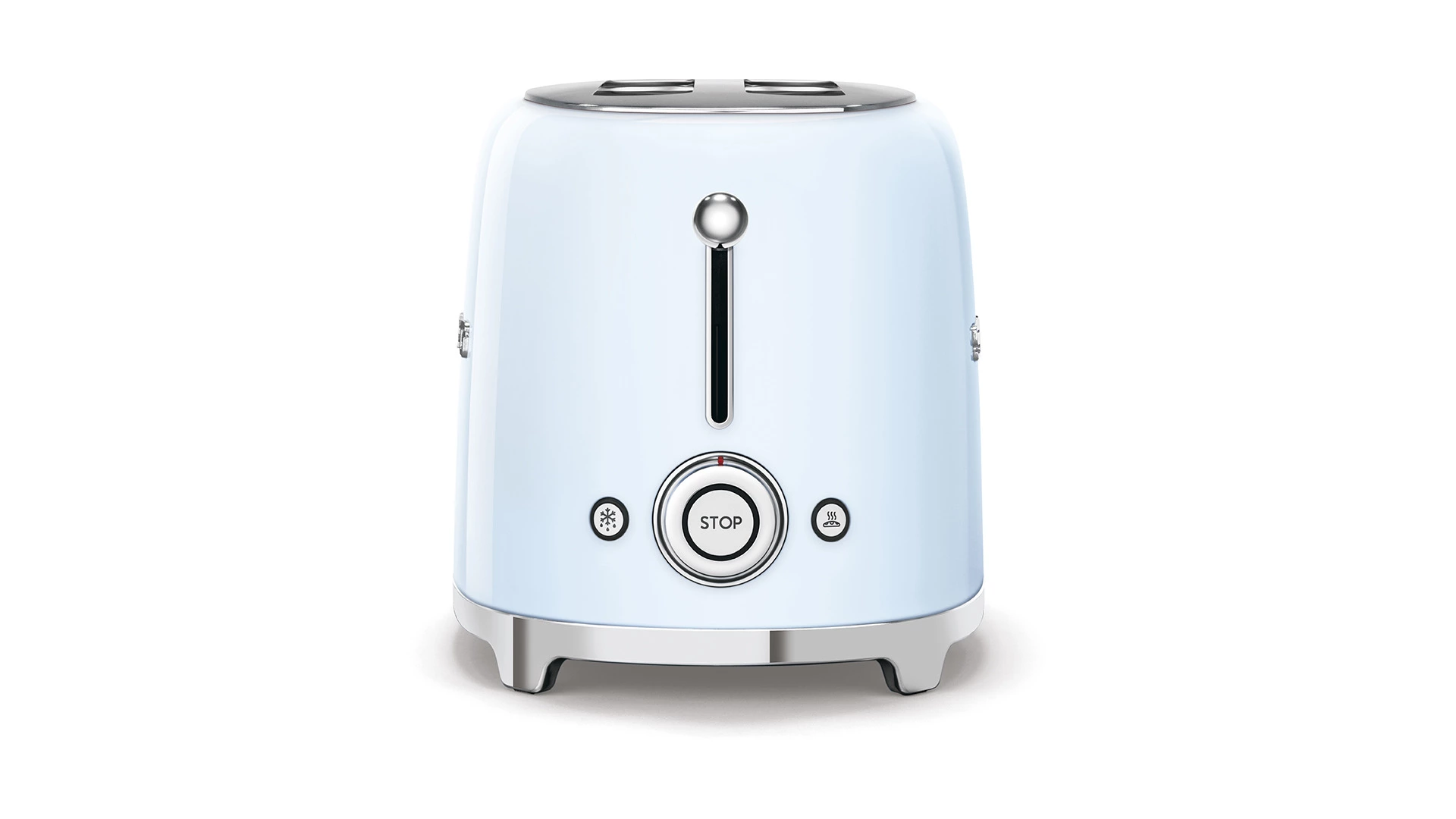 Тостер на 4 ломтика SMEG TSF02PBEU, 1500 Вт, голубой