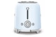 Тостер на 4 ломтика SMEG TSF02PBEU, 1500 Вт, голубой