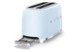 Тостер на 4 ломтика SMEG TSF02PBEU, 1500 Вт, голубой