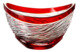 Ваза для конфет ГХЗ Серенада 13,9 см, хрусталь, красная