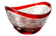 Ваза для конфет ГХЗ Серенада 13,9 см, хрусталь, красная