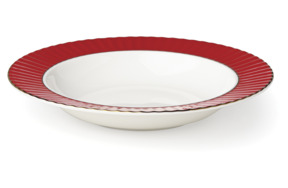 Тарелка суповая Lenox Цветное плиссекрасный 23 см
