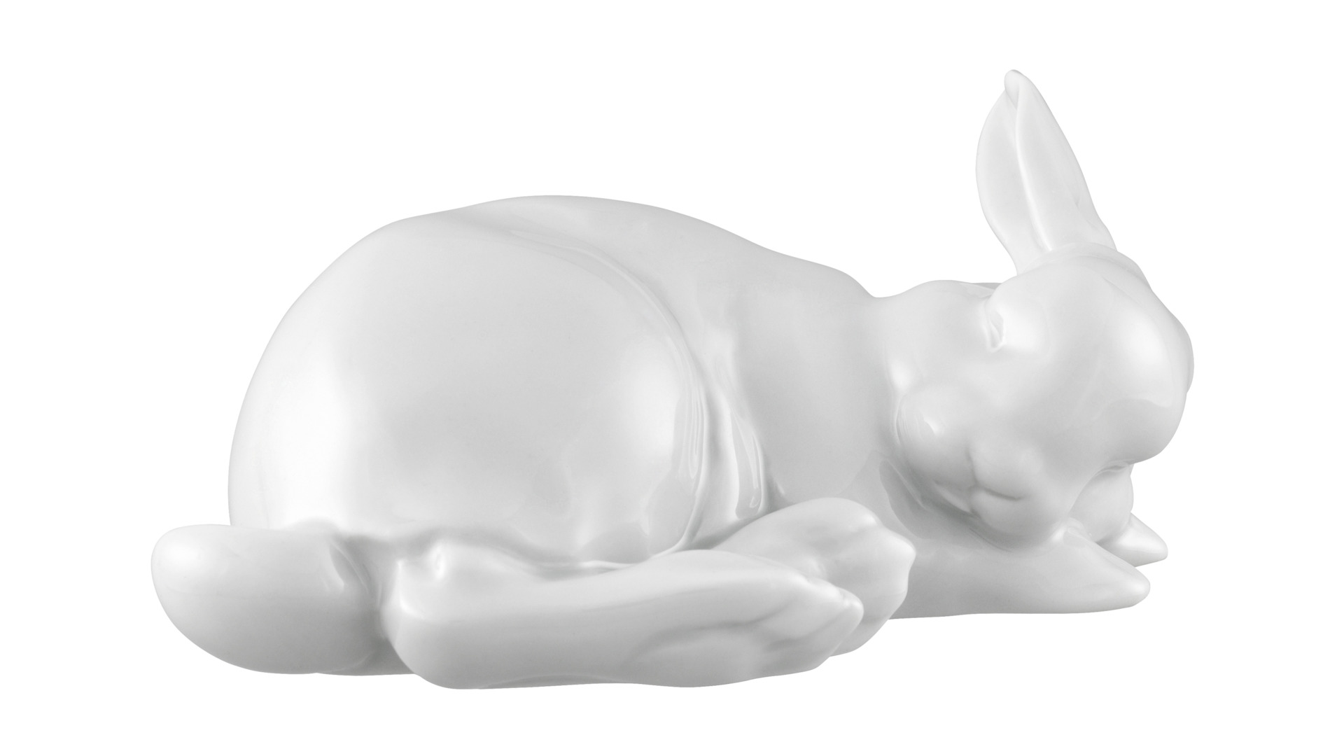 Фигурка Furstenberg Кролик Паулин 2020 10х7,5см, белая