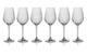 Набор бокалов для белого вина Cristal de Paris Люксор 350 мл, 6 шт