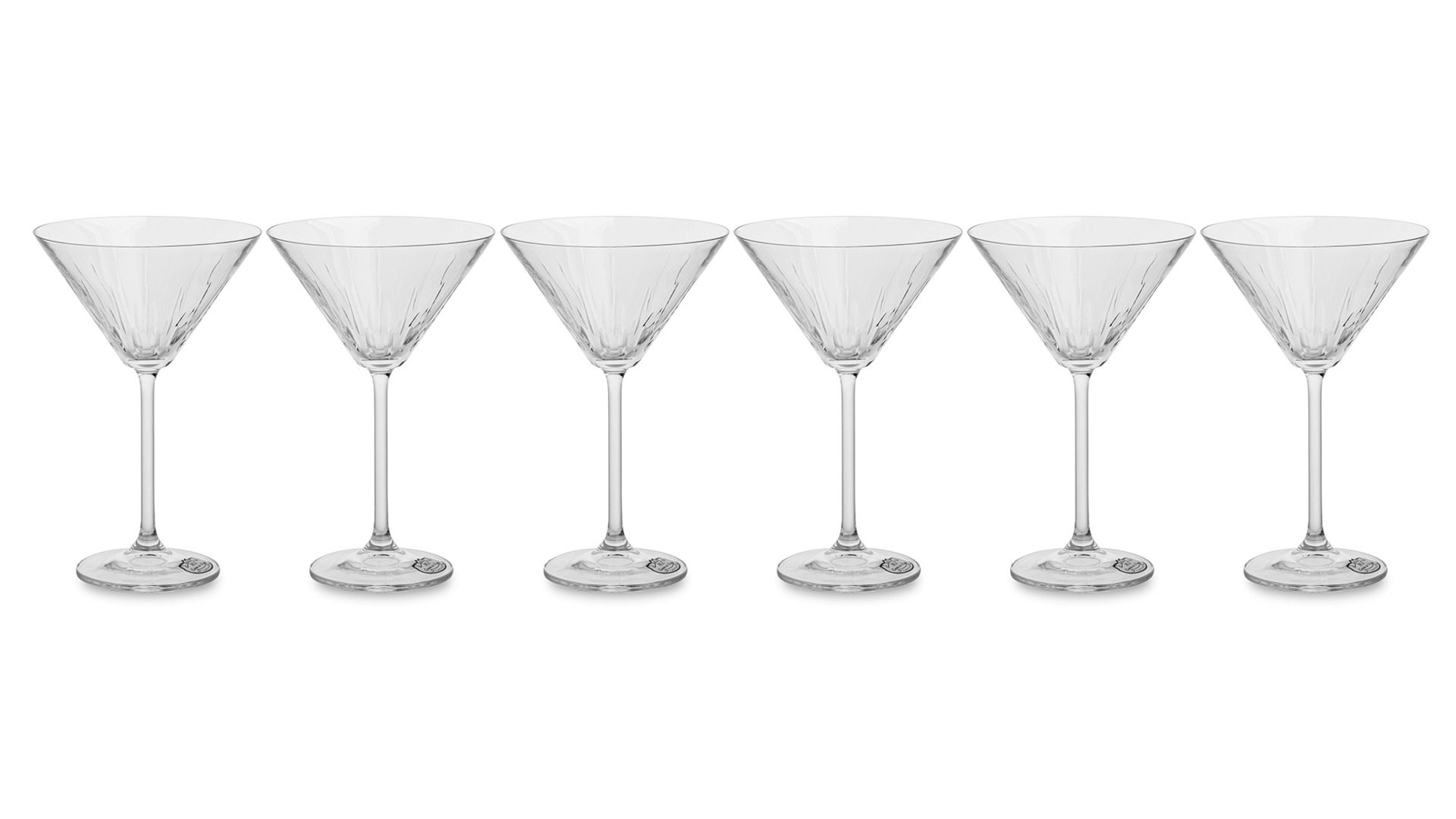 Набор бокалов для коктейля Cristal de Paris Люксор 280 мл, 6 шт