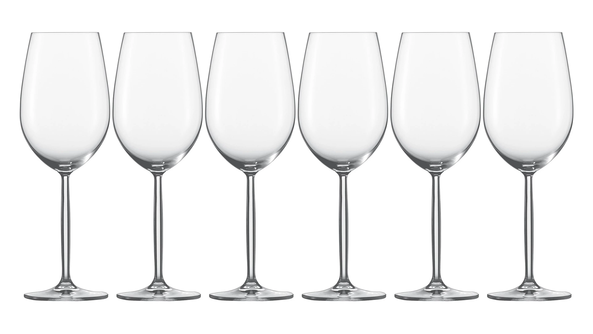 Набор бокалов для красного вина Zwiesel Glas Дива Бордо 591 мл, 6 шт