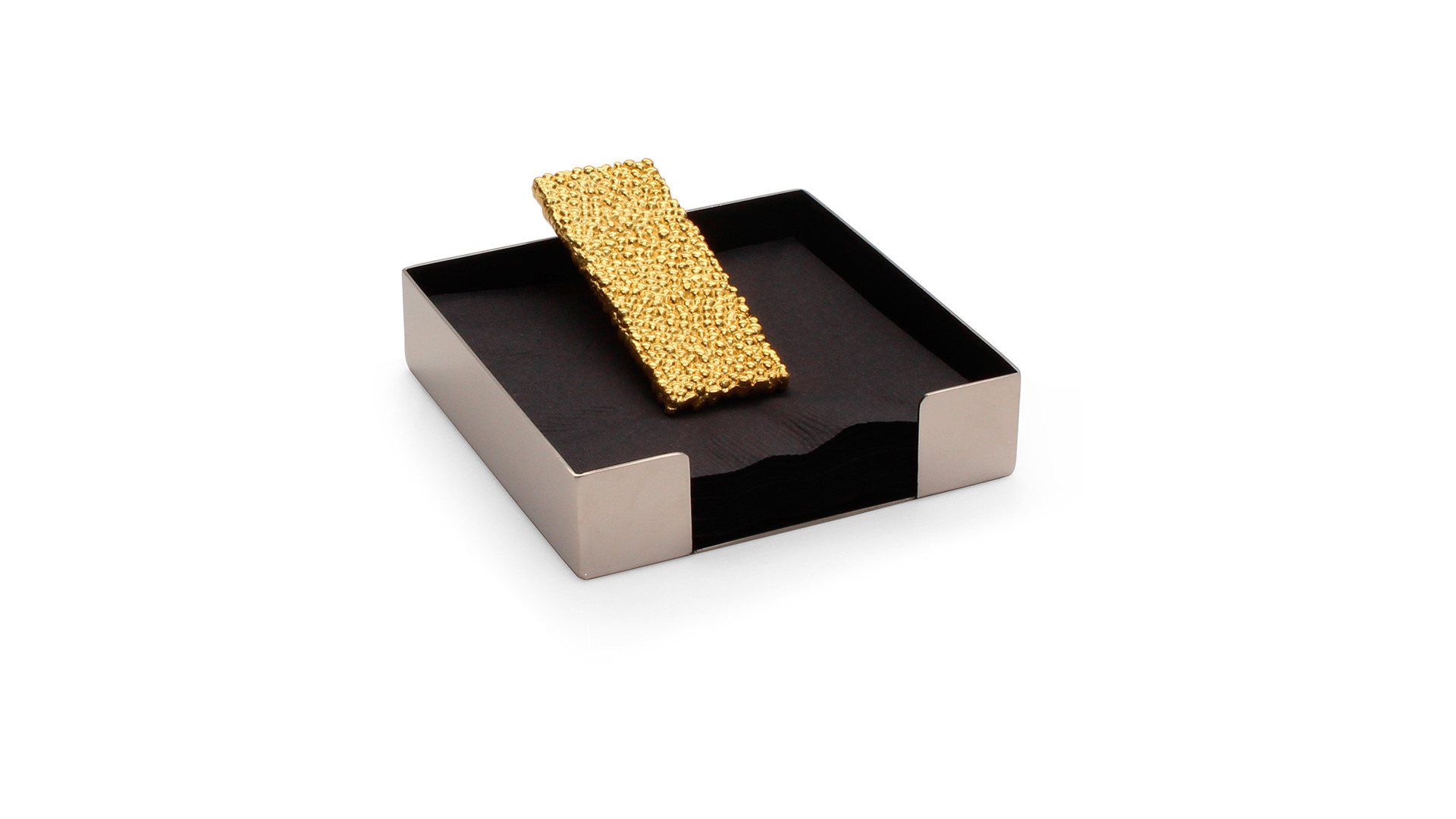 Подставка для салфеток Michael Aram Золотые жемчужины 13 см